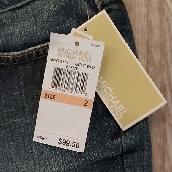 Nwt Michael Kors Jean Shorts - Picture 2 of 3